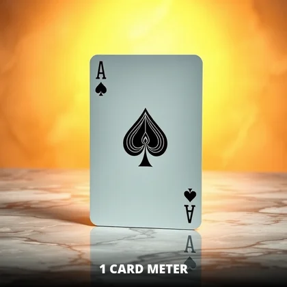 1 Card Meter live game on the 99exch casino floor