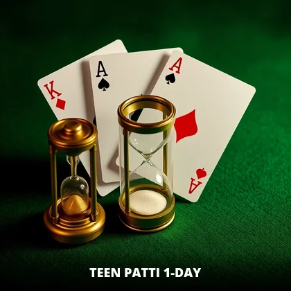 Teen Patti 1 Day live game on the 99exch casino floor
