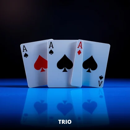 Trio live game on the 99exch casino floor