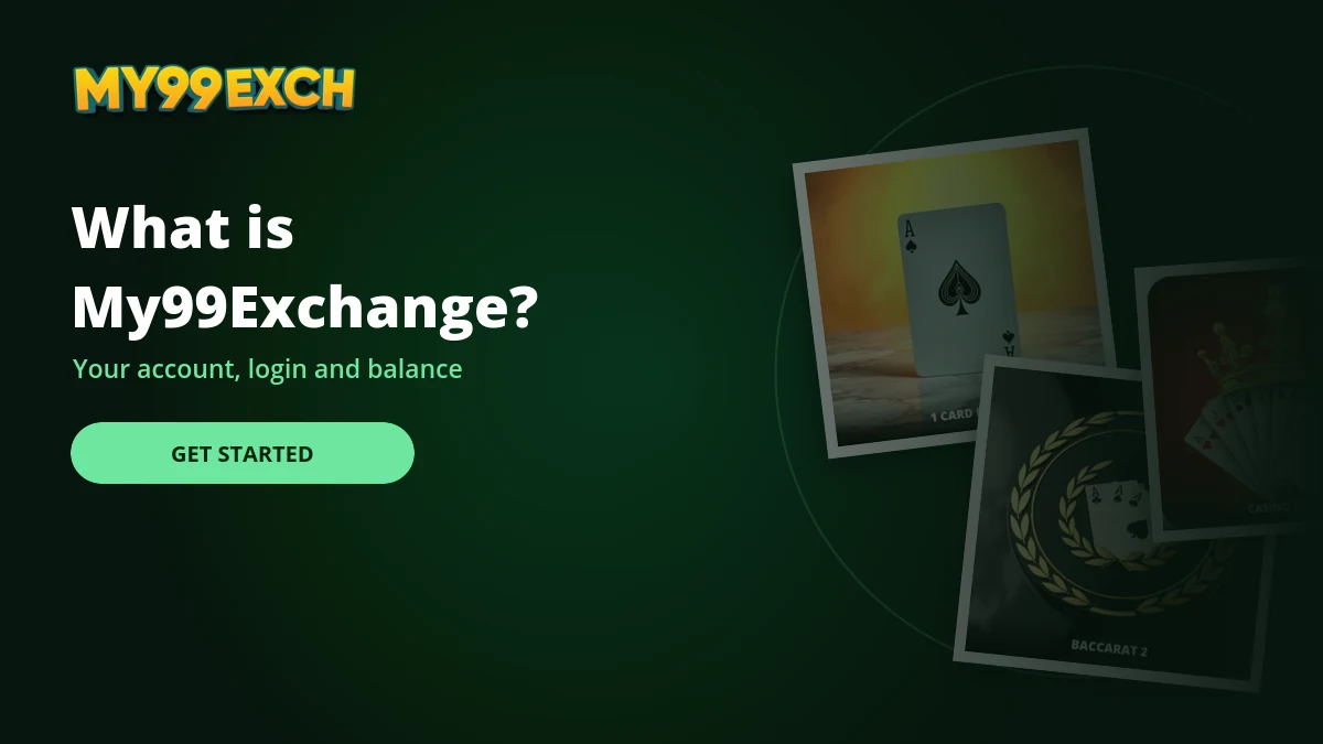 My99Exchange account guide banner with casino and cricket game tiles