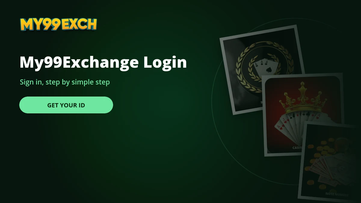 My99Exchange login banner with card room and roulette game tiles